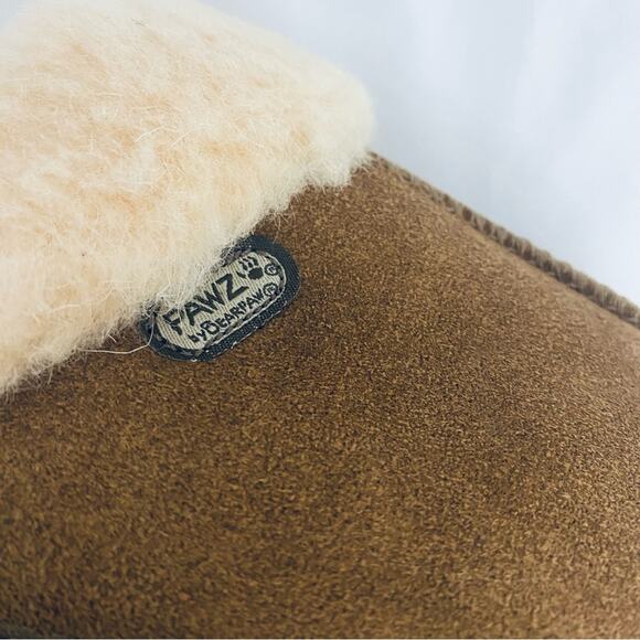 NWOT Pawz by Bearpaw Mackenzie Suede Scuff Slipper Size 6-6.5 - Picture 5 of 10